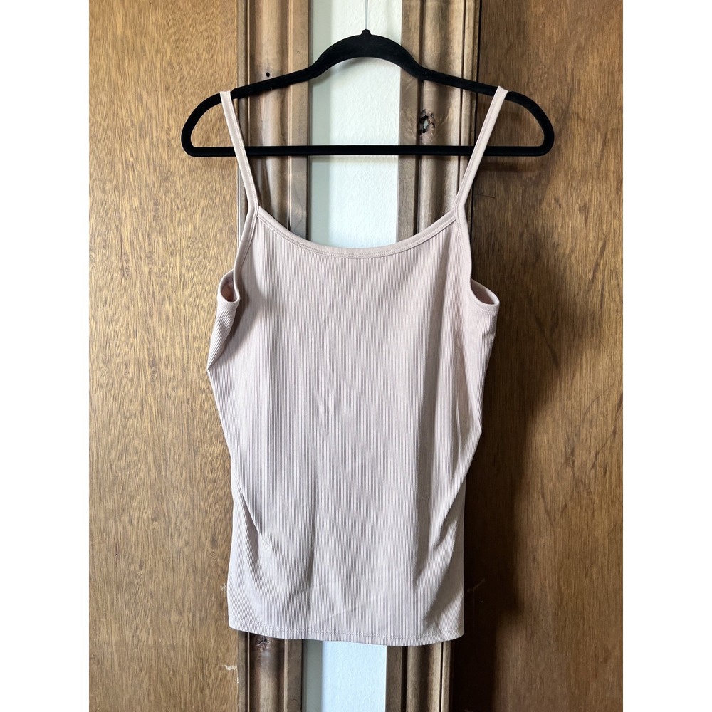 NO BOUNDRIES-Woman's Tan Sleeveless Cami T-Shirt Size XL
